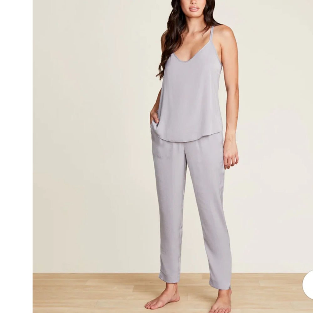 Barefoot Dreams Gray Pajama Set